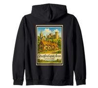 Poster rétro vintage Stratford Upon Avon Angleterre Sweat à Capuche