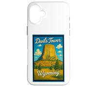 Poster rétro vintage Tour du diable Wyoming WY US Coque pour iPhone 16 Plus