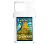 Poster rétro vintage Tour du diable Wyoming WY US Coque pour iPhone 16 Pro Max