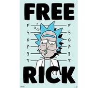 Grupo Erik - Poster Rick & Morty Free Rick - Deco Maison, Decoration Murale, Affiche Décorative