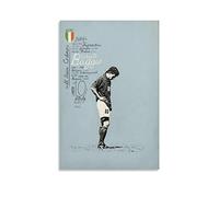 Poster Roberto Baggio - Décoration murale - Impression sur toile - 30 x 45 cm