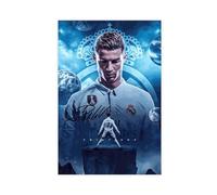 Poster Ronaldo sur toile de Cristiano - Décoration murale pour salon, chambre à coucher - Style sans cadre - 60 x 90 cm