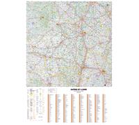 Poster - Saône-et-Loire (119 x 85 cm) | Blay Foldex - PVC 3 mm