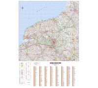 Poster - Seine-Maritime (119 x 85 cm) | Blay Foldex - Papier 150 g avec plastification mate