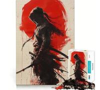 Poster Shinobi ou Ninja Puzzle de 1000 pièces pour Adultes Jeu de réflexion Intelligent et Silencieux Découpe précise Cadeau spécial 38x52cm