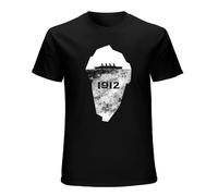 Poster Simple Design Titanic Valentine Romantic Film O-Neck 100% Cotton Short Sleeve Unisex T-Shirt M