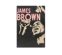 Poster Singers sur toile style James Brown, décoration murale moderne pour salon, chambre à coucher, 20 x 30 cm, sans cadre
