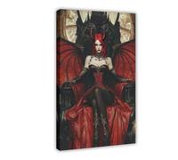 Poster sirène gothique Sorcellerie Art décoratif Cadeau