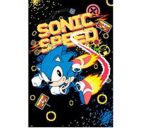 Grupo Erik – Affiche décorative Sonic Speed – Décoration murale, Déco maison