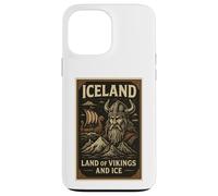 Poster Souvenir de Voyage Vintage des Vikings d'Islande Coque pour iPhone 13 Pro Max