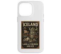 Poster Souvenir de Voyage Vintage des Vikings d'Islande Coque pour iPhone 14 Pro Max