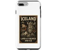 Poster Souvenir de Voyage Vintage des Vikings d'Islande Coque pour iPhone 7 Plus/8 Plus