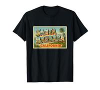 Poster Souvenir Vintage Santa Barbara Claifornia T-Shirt