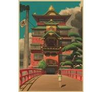 Poster Spirited Away Hayao Miyazaki Movie - 42 x 30 cm Style 08 G