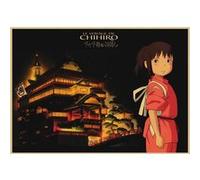 Poster Spirited Away Hayao Miyazaki Movie - 42 x 30 cm Style 17 G