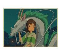 Poster Spirited Away Hayao Miyazaki Movie - 42 x 30 cm Style 19 G