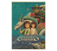 Poster Spirited Away Hayao Miyazaki Movie - 42 x 30 cm Style 20