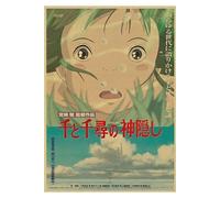 Poster Spirited Away Hayao Miyazaki Movie - 42 x 30 cm Style 23