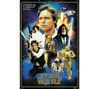 Poster Star Wars 40 Aniversario Heroes