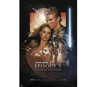 Poster Star Wars : Épisode II L'attaque des Clones (61cm x 91,5cm) + Un Poster Surprise en Cadeau!