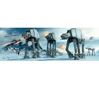 Poster Star Wars : La bataille de Hoth format paysage (158cm x 53cm)