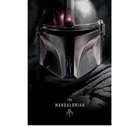 Poster - Star Wars: The Mandalorian - 61X91 cm - Noir - Décoration murale - Contemporain