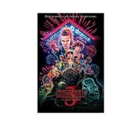 Poster Stranger & Things Saison 3 Couverture du film Art déco rétro sur toile Décoration murale pour salon chambre à coucher Décoration sans cadre 30 x 45 cm