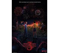 Poster Stranger Things Series 3 Key Art - 61 x 91,5 cm + 1 paquet de 20 pièces