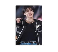 Poster Stray Kids Han sur toile esthétique - Impression sur toile vintage avec musique et films - Peinture décorative pour salon, chambre à coucher - 30 x 45 cm - Style sans cadre
