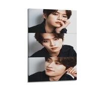 Poster Stray Kids Lee Know sur toile pour albums de musique et films, peinture décorative pour salon, chambre à coucher, 20 x 30 cm, style cadre