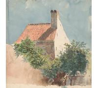 Poster Studie van een huis van baksteen (vers 1779 - c. 1858) par Hendrik van der Burgh (45,7 x 61 cm)