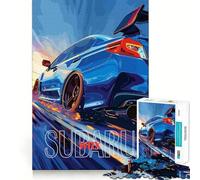 Poster Subaru WRX, Puzzle de 1000 pièces pour Adultes, Jeu de logique Pointue, Loisirs à Domicile, découpe précise, 50x75cm