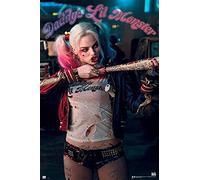 Poster Suicide Squad Harley Quinn - Daddys Lil Monster (61cm x 91,5cm) + Un Poster Surprise en Cadeau!