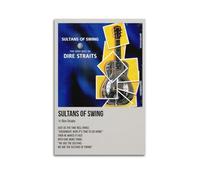 Poster Sultans of Swing par Dire Straits - Décoration murale esthétique - Poster pour salon, chambre à coucher - 40 x 60 cm - Style sans cadre