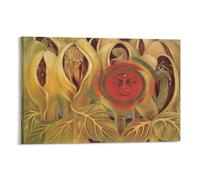 Poster Sun And Life (1947) de Magdalena Carmen Frida Kahlo Y Calderón Œuvres d'art Impression sur toile Décoration d'intérieur 20 x 30 cm
