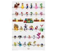 Nintendo Affiche SUPER MARIO Character Parade – 91 x 61 cm