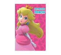 Poster - Super Mario - Princess Peach - Décoration murale - Rose - Rectangulaire