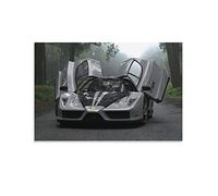 Poster Supercar Ferrari Enzo Gris - Peinture décorative sur toile - Poster mural et art - Décoration moderne pour chambre à coucher familiale - 30 x 45 cm