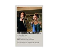 Poster sur toile « 10 Things I Hate About You Love » - Décoration de chambre à coucher - Paysage sportif - Décoration de bureau - Cadeau sans cadre - 30 x 45 cm
