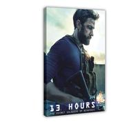 Poster sur toile « 13 Hours The Secret Soldiers of Benghazi » - Décoration murale pour salon, chambre à coucher - 40 x 60 cm