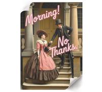 Poster sur Toile 59,4x84 cm| Format A1 | Bonjour ! Non merci.