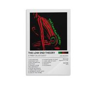 Poster sur toile « A Tribe Called Quest The Low End Theory » - Décoration pour chambre à coucher, bureau, chambre - Cadeau - Sans cadre - 40 x 60 cm