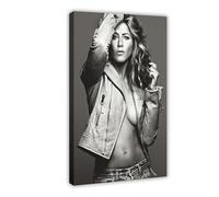 Poster sur toile Acteur Jennifer-Aniston 13 - Décoration pour chambre à coucher, bureau, chambre - Cadeau, 30 x 45 cm