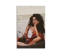 Poster sur toile Amy Singer Winehouse 2 - Décoration pour chambre à coucher, bureau, chambre - Cadeau - 50 x 75 cm