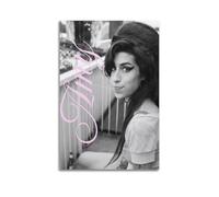Poster sur toile Amy Singer Winehouse 8 - Décoration pour chambre à coucher, bureau, chambre - Cadeau - 30 x 45 cm