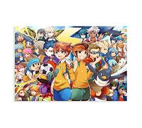 Poster sur toile Anime Inazuma Eleven 42 - Décoration murale - Pour salon, chambre à coucher - Sans cadre : 30 x 45 cm