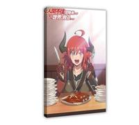Poster sur toile Anime Ningen Fushin : Adventurers Who Don't Believe in Humanity Will Save The World - Décoration pour chambre à coucher, bureau, chambre - Cadeau - 60 x 90 cm