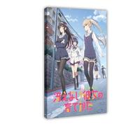 Poster sur toile Anime Saekano : How to Raise A Boring Girlfriend - Décoration murale pour salon, chambre à coucher - 30 x 45 cm