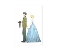 Poster sur toile Anime Tada Never Falls in Love - Décoration murale pour salon, chambre à coucher - 60 x 90 cm