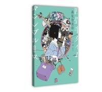 Poster sur toile Anime The Tatami Galaxy - Décoration pour chambre à coucher, bureau, chambre - Cadeau - 30 x 45 cm
